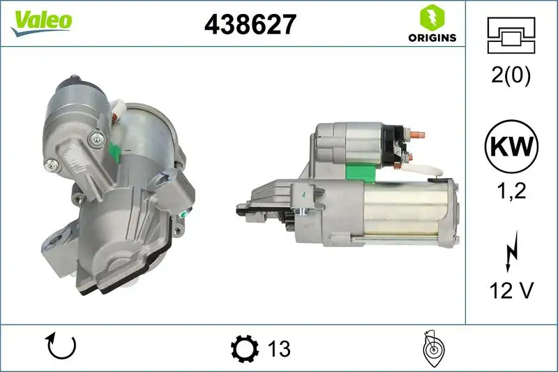 VALEO 438627 Marş Motoru JX6T11000DA