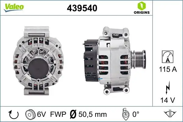 VALEO 439540 Şarj Dinamosu