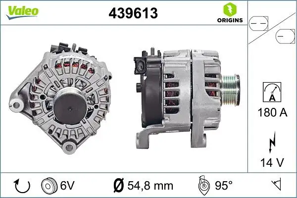 VALEO 439613 Şarj Dinamosu 12317802619