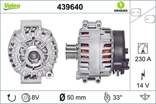 VALEO 439640 Şarj Dinamosu