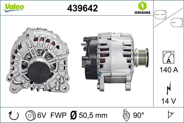 VALEO 439642 Şarj Dinamosu