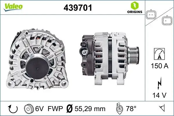 VALEO 439701 Şarj Dinamosu