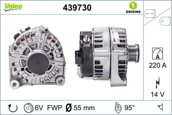 VALEO 439730 Şarj Dinamosu 12318509024