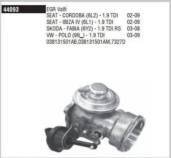 DODUCO 44093 EGR Valfi 038131501AM