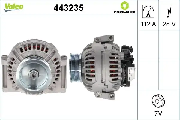 VALEO 443235 Şarj Dinamosu 1649066