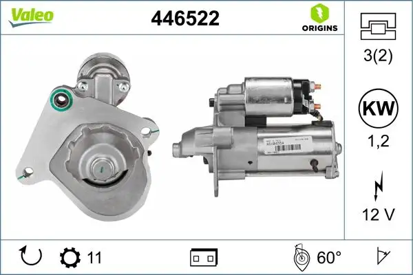 VALEO 446522 Marş Motoru