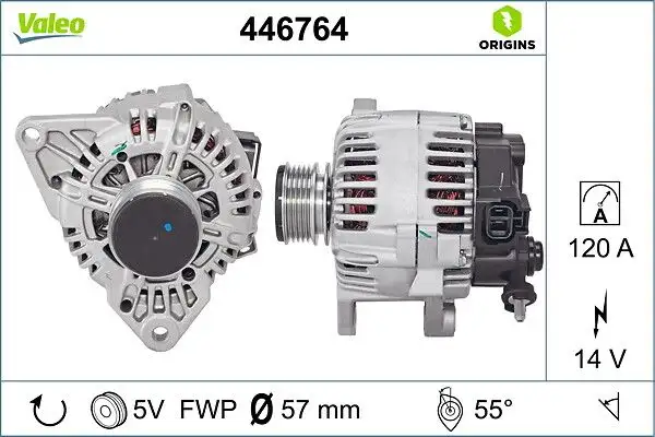 VALEO 446764 Şarj Dinamosu 373002A150