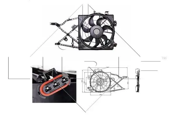 NRF 47014 Fan Motoru