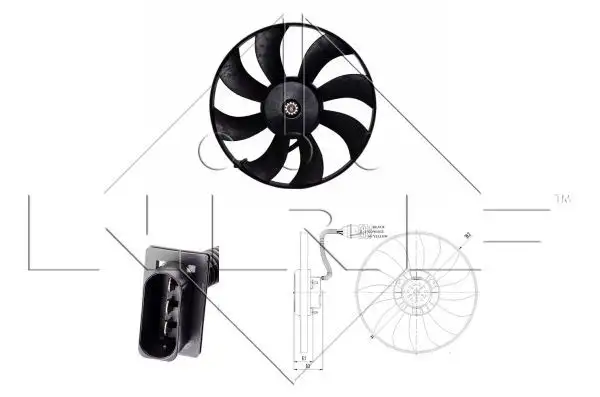 NRF 47410 Fan Motoru 6Q0959455N