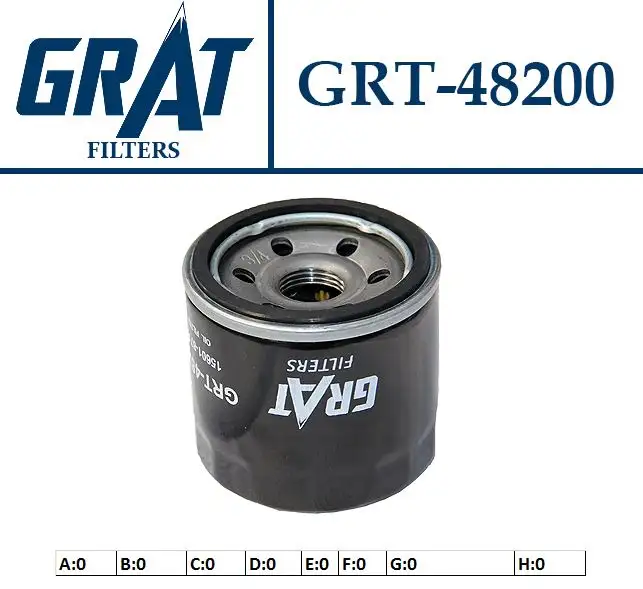 GRAT 48200 Yağ Filtresi 25183779