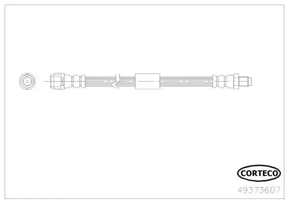 CORTECO 49373607 Arka Fren Hortumu A2124200448