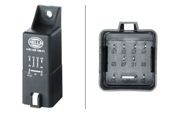 HELLA 4RV008188-711 Kızdırma Zaman Rölesi 132176