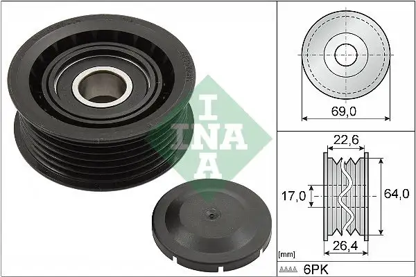 INA 532016010 Alternatör Gergi Rulmanı