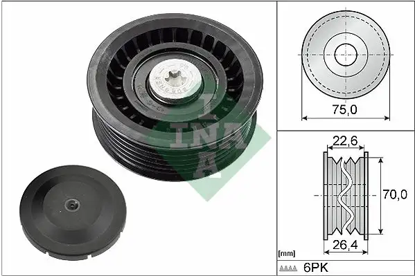 INA 532034410 Alternatör Gergi Rulmanı 11287509508