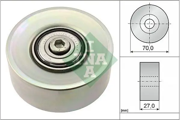 INA 532039810 Alternatör Gergi Rulmanı 11287799464