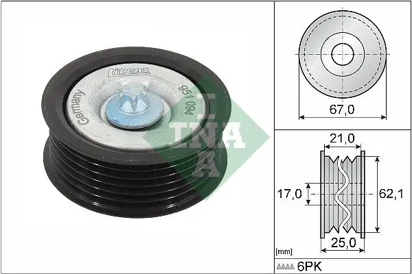 INA 532062910 Alternatör Gergi Rulmanı A1562020019