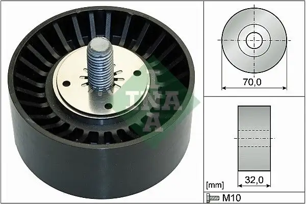 INA 532073510 Alternatör Gergi Rulmanı 96868478