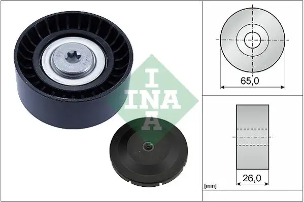 INA 532080410 Alternatör Gergi Rulmanı 11288617230