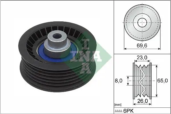 INA 532091710 Alternatör Gergi Rulmanı CC1Q19A216AB