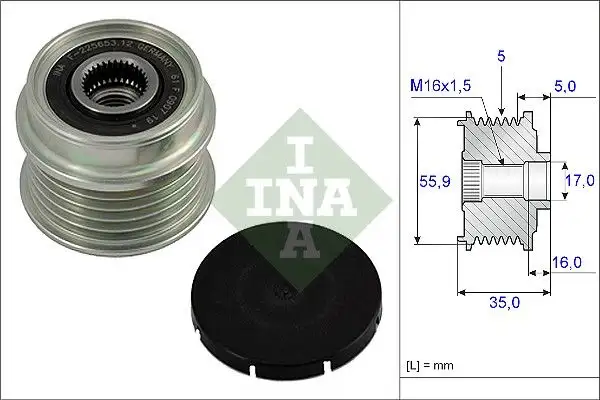 INA 535000410 Alternatör Kasnağı