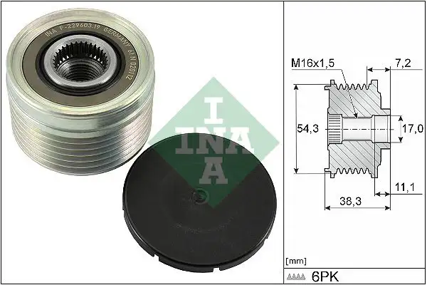 INA 535003910 Alternatör Kasnağı