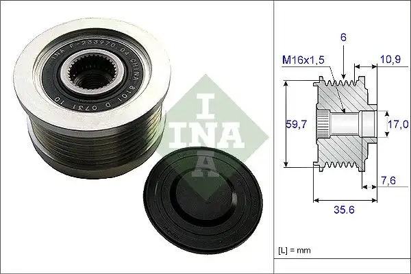 INA 535004610 Alternatör Kasnağı