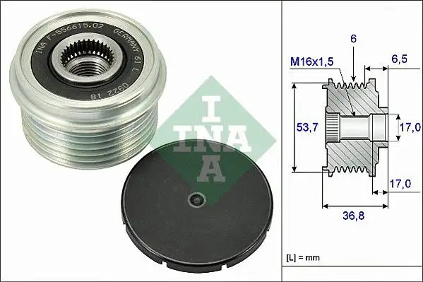 INA 535007410 Alternatör Kasnağı