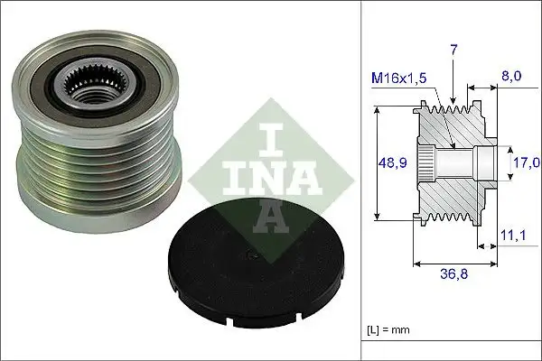 INA 535008110 Alternatör Kasnağı