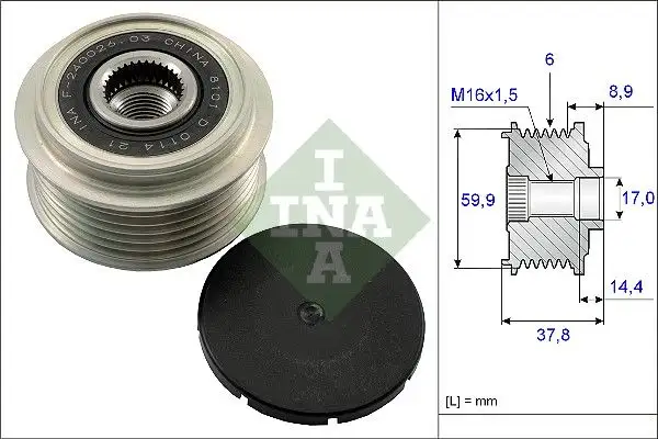 INA 535013510 Alternatör Kasnağı