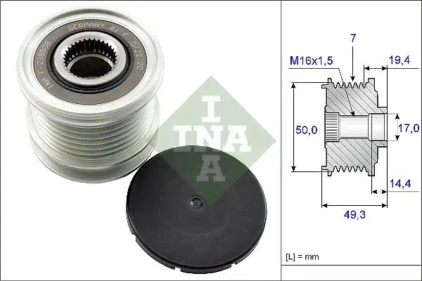 INA 535014010 Alternatör Kasnağı