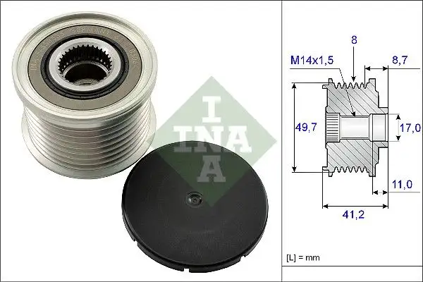 INA 535014110 Alternatör Kasnağı
