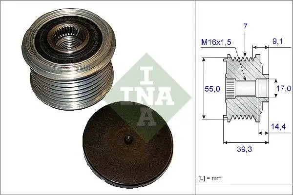 INA 535014210 Alternatör Kasnağı 373113A000