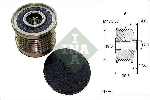 INA 535014610 Alternatör Kasnağı