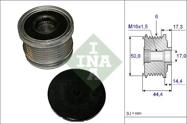 INA 535014810 Alternatör Kasnağı