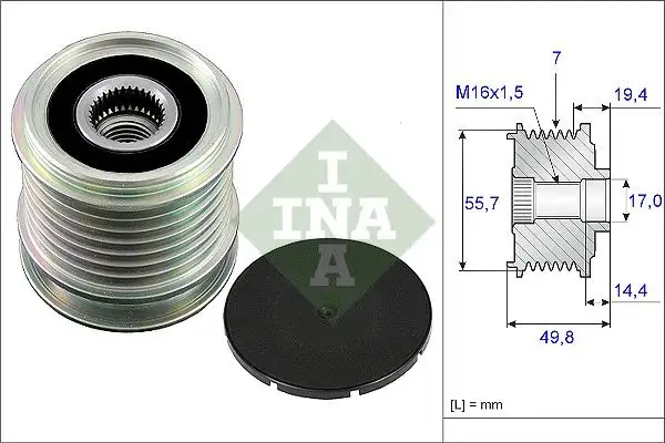 INA 535016510 Alternatör Kasnağı