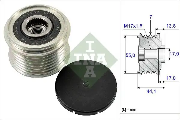 INA 535016710 Alternatör Kasnağı