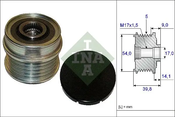 INA 535017110 Alternatör Kasnağı