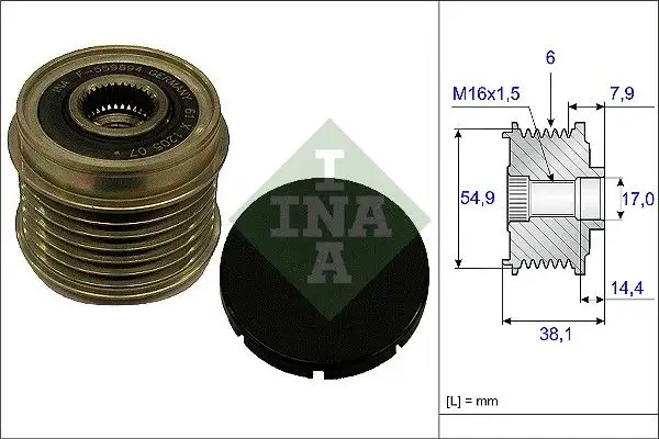 INA 535017610 Alternatör Kasnağı
