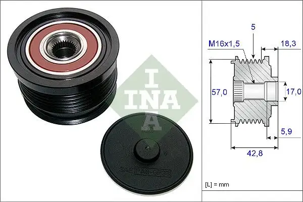 INA 535019110 Alternatör Kasnağı 71789544
