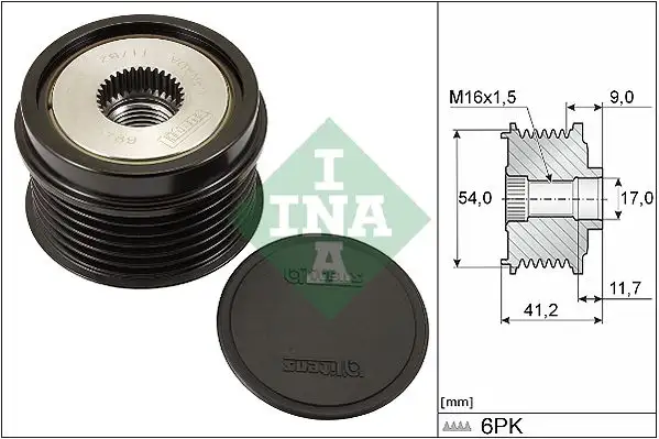 INA 535019210 Alternatör Kasnağı