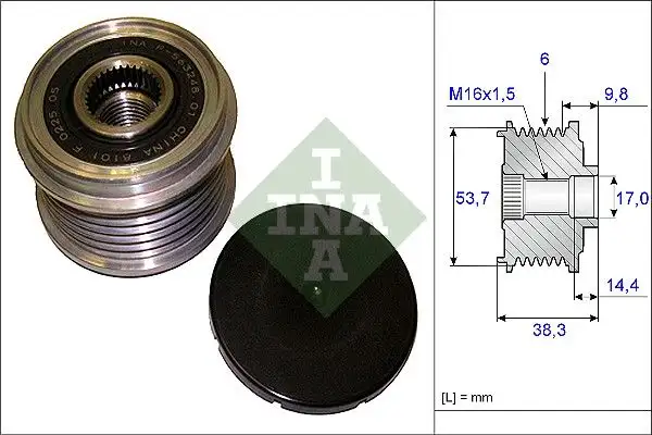 INA 535020310 Alternatör Kasnağı