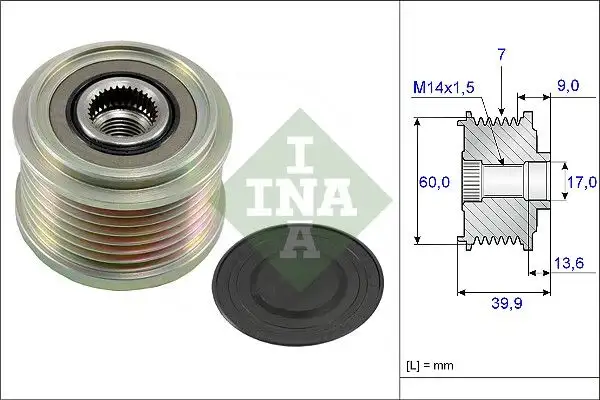 INA 535021510 Alternatör Kasnağı