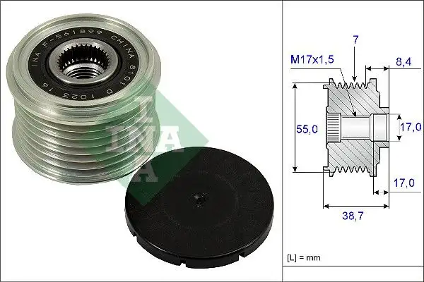 INA 535023910 Alternatör Kasnağı