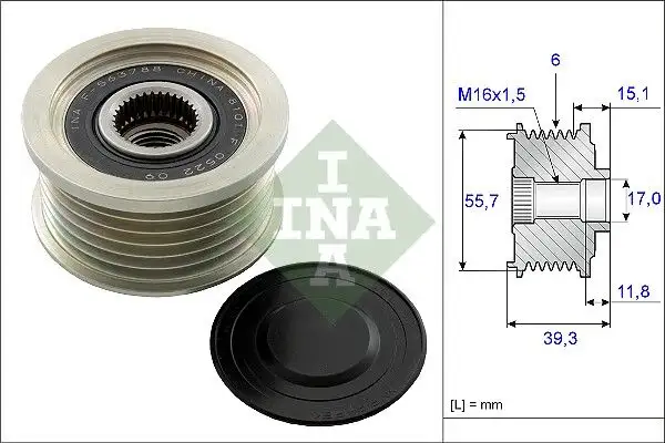 INA 535024910 Alternatör Kasnağı