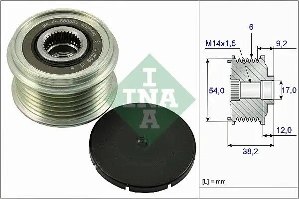 INA 535026310 Alternatör Kasnağı