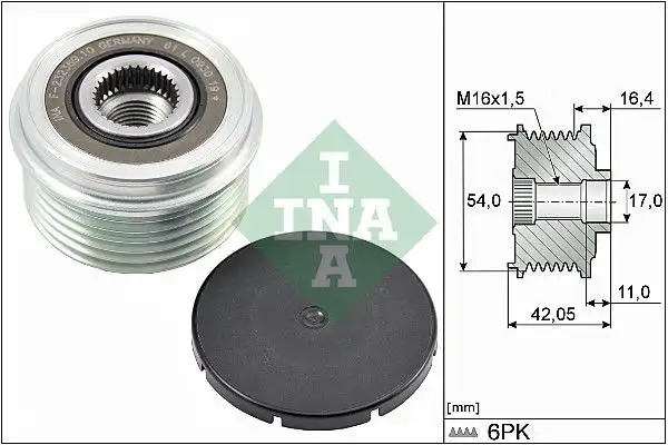 INA 535028510 Alternatör Kasnağı