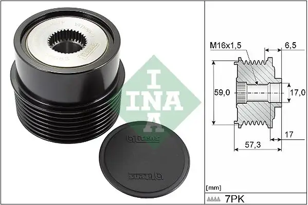 INA 535031410 Alternatör Kasnağı