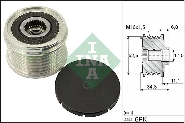 INA 535031510 Alternatör Kasnağı