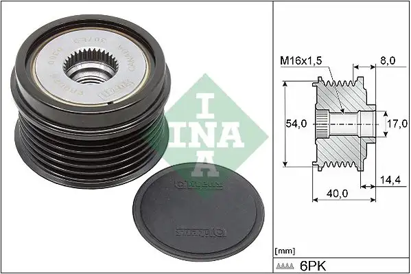 INA 535033410 Alternatör Kasnağı