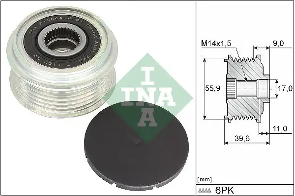 INA 535034010 Alternatör Kasnağı 059903024F